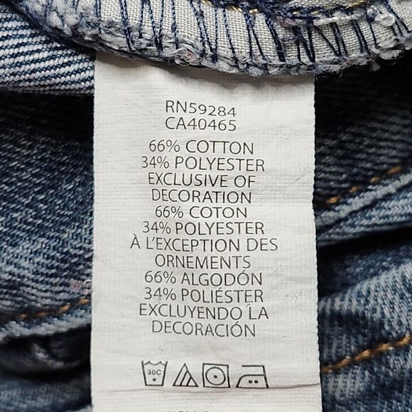 The Childrens Place Girls Blue Jeans Size 8 Bootcut Stretch Adj Waist 22X23 Kids - Picture 12 of 12